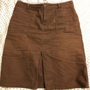 Brown skirt